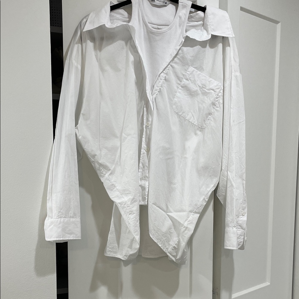 White Button-Up Shirt